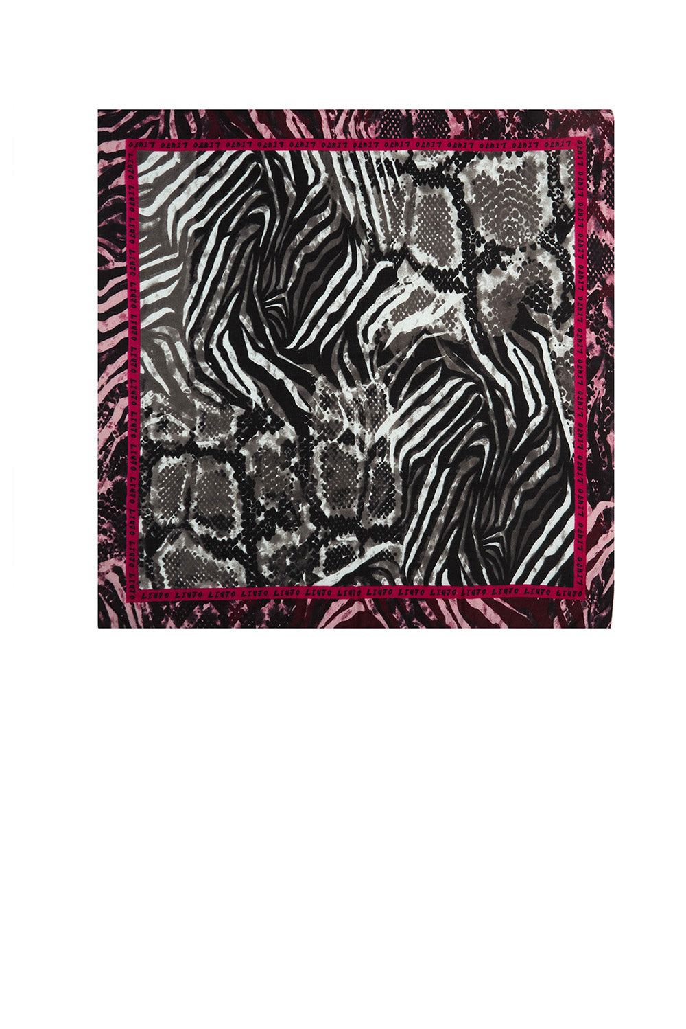  Liu Jo Foulard Con Stampa Nero Woman - 3