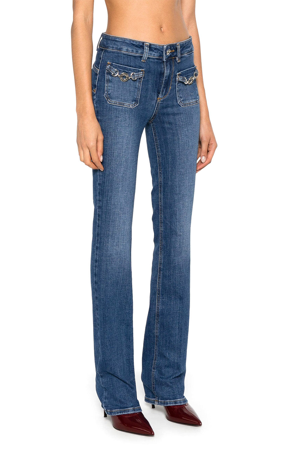  Liu Jo Jeans Con Logo Blu Woman - 2