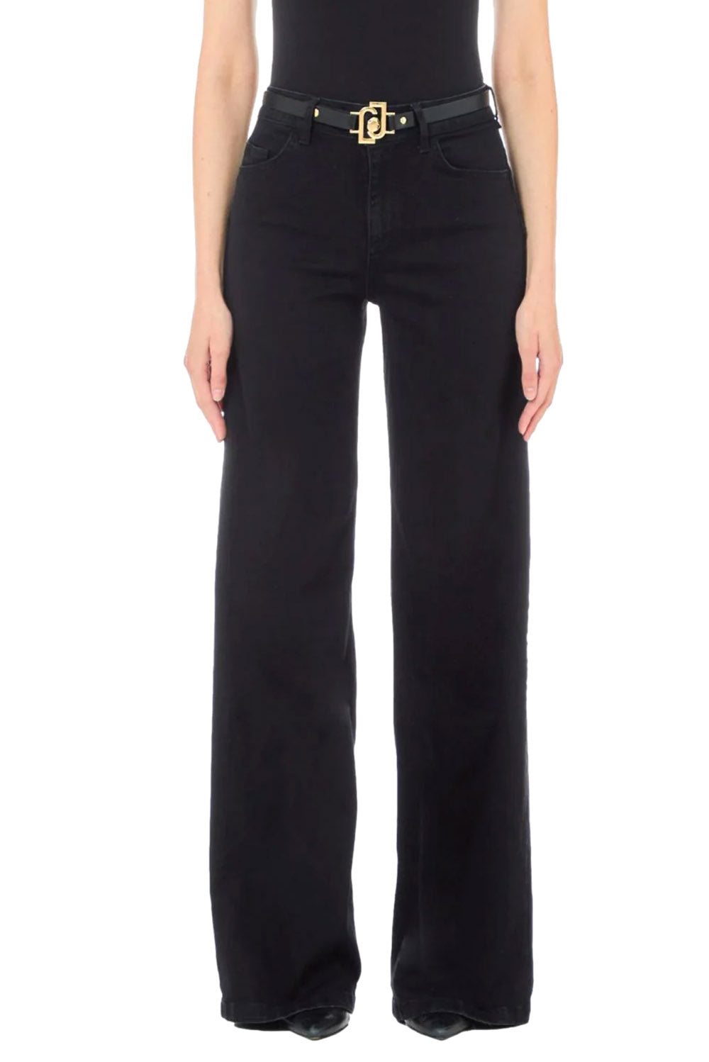  Liu Jo Jeans Flare Stretch Nero Woman - 2