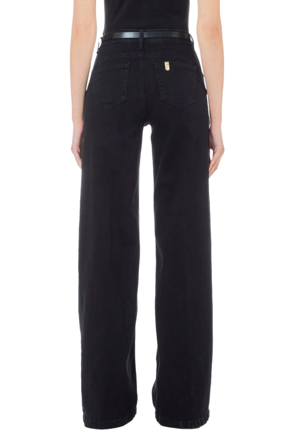  Liu Jo Jeans Flare Stretch Nero Woman - 3