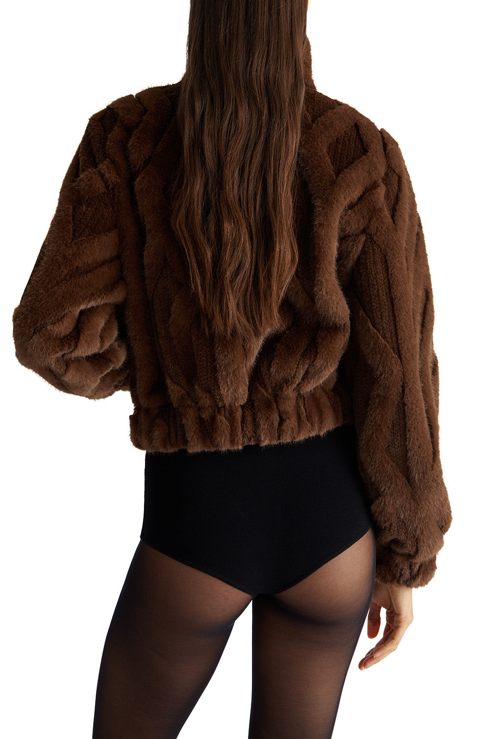  Liu Jo Giacca Eco Fur Light Moro Woman - 4