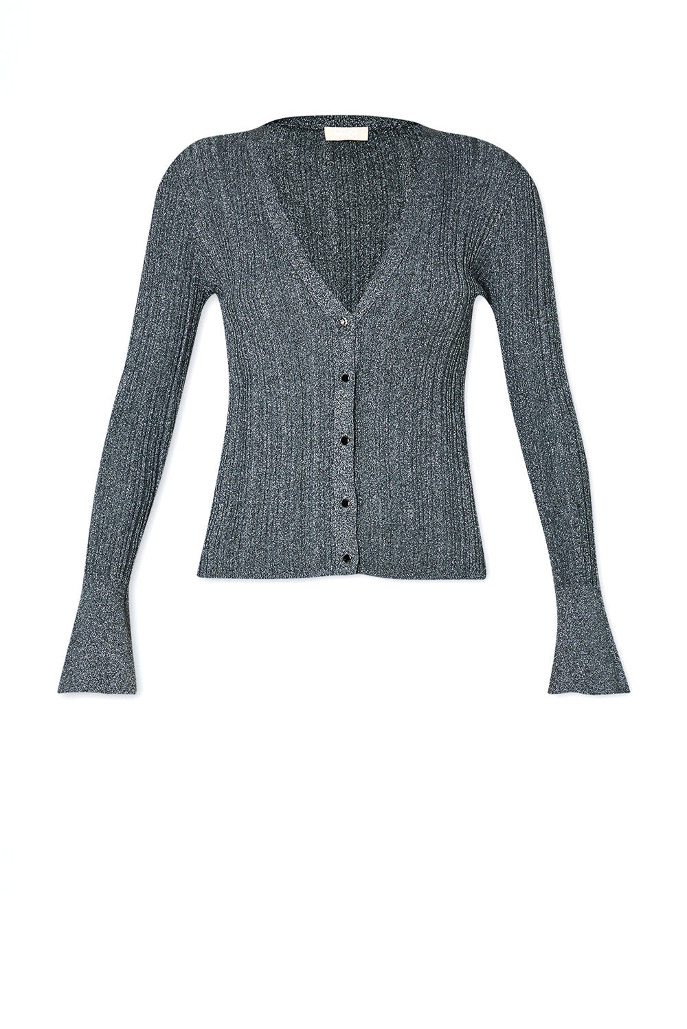  Liu Jo Cardigan In Lurex Antracite Woman - 1