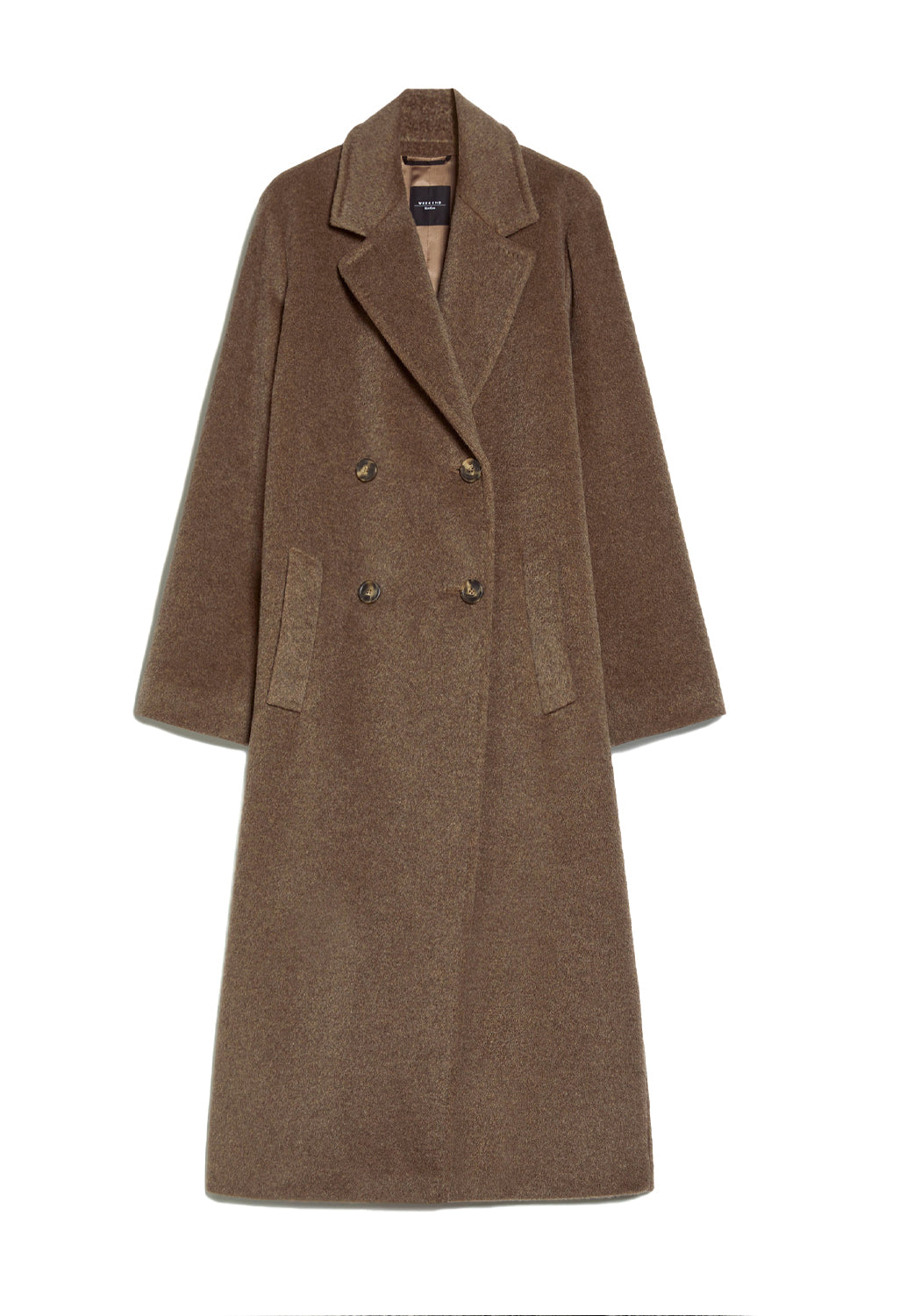  Max Mara Cappotto Zufolo Dark Brown Woman - 1