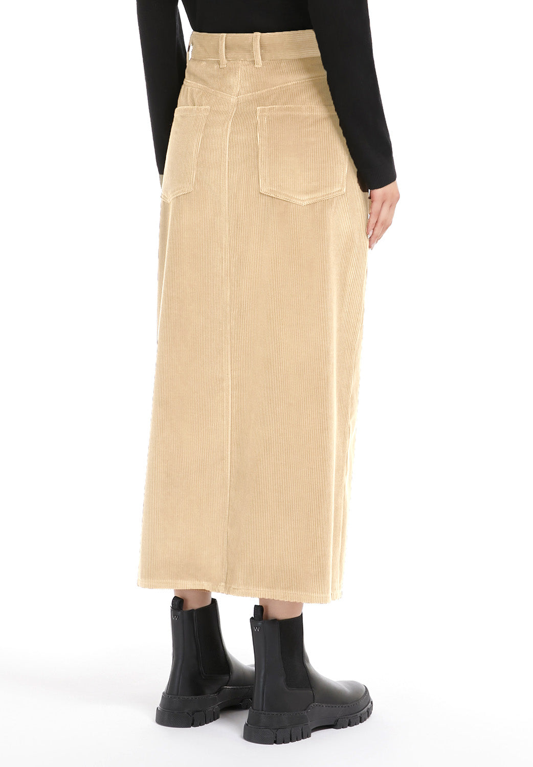  Max Mara Gonna Ghiotto Beige Woman - 3