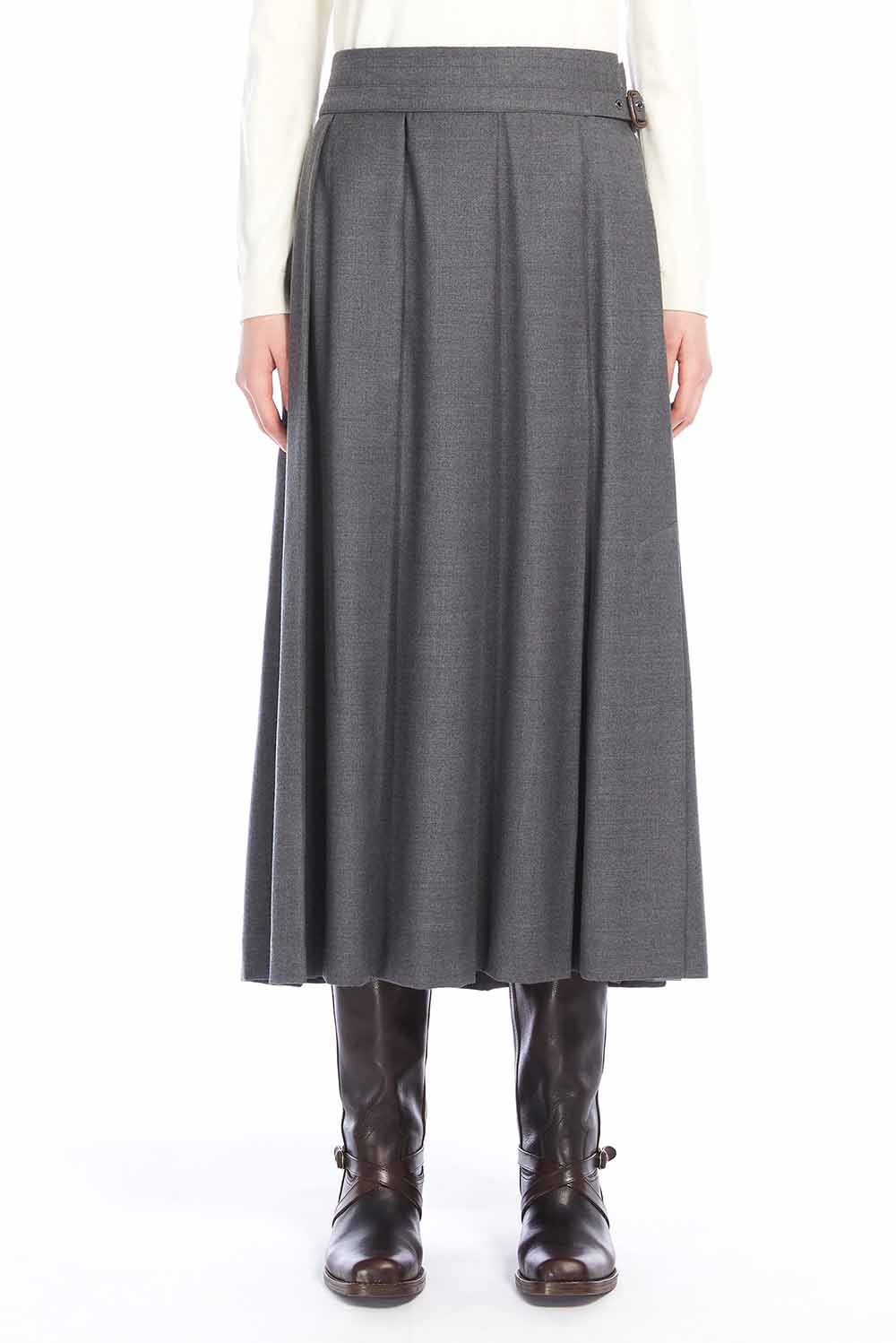  Max Mara Gonna Palk Grey Woman - 2