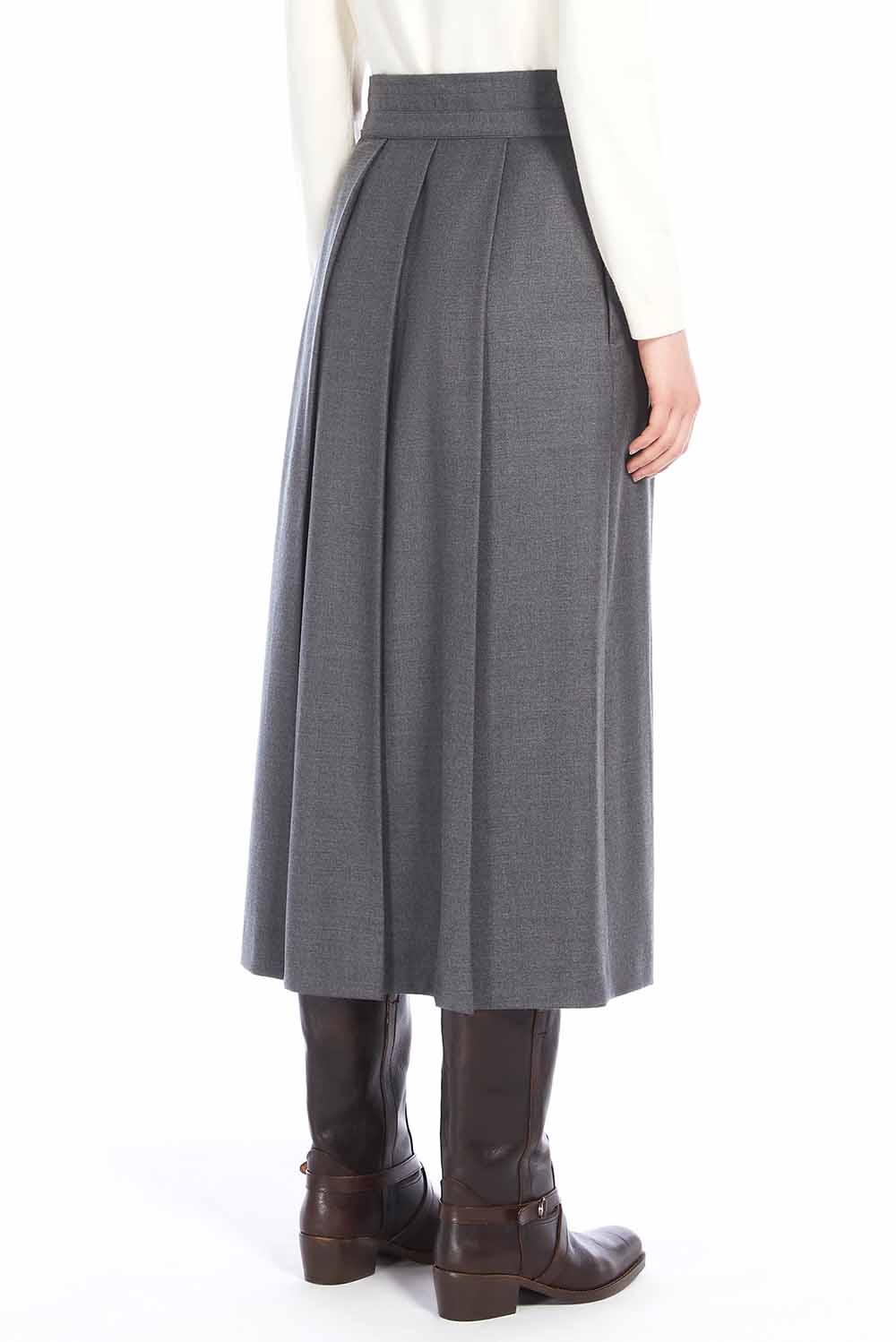  Max Mara Gonna Palk Grey Woman - 3