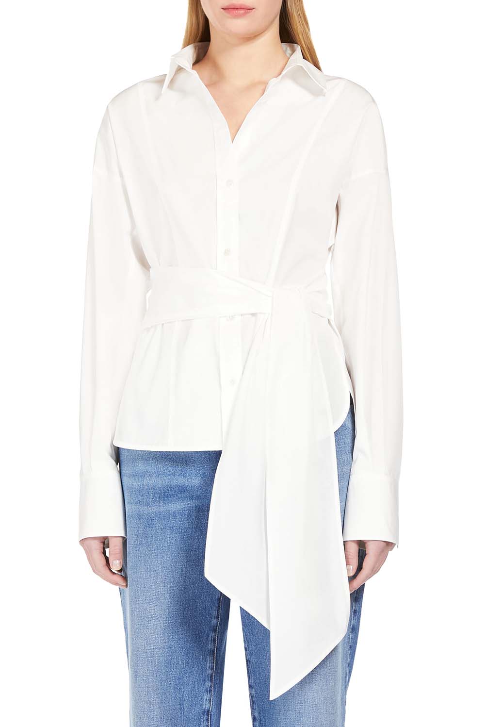  Max Mara Camicia Torino Optical White Woman - 2