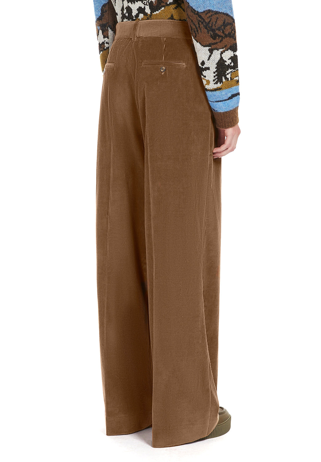  Max Mara Pantalone Wide Leg Hazelnut Woman - 3