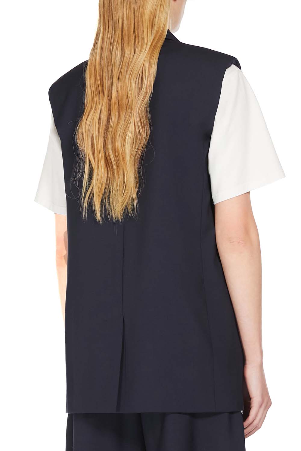  Max Mara Gilet Donna Navy Woman - 3