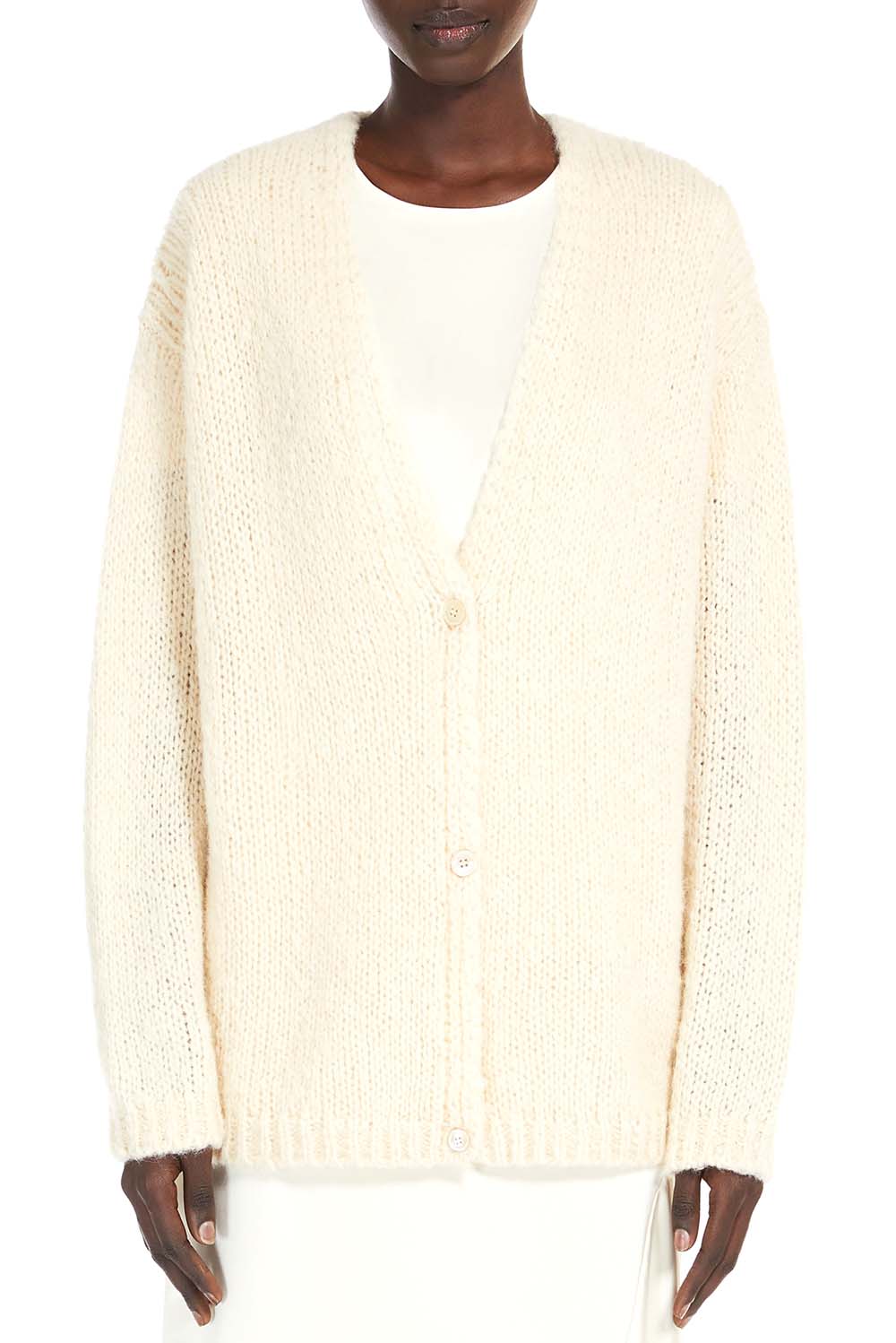  Max Mara Cardigan Arduino Ecru Woman - 2