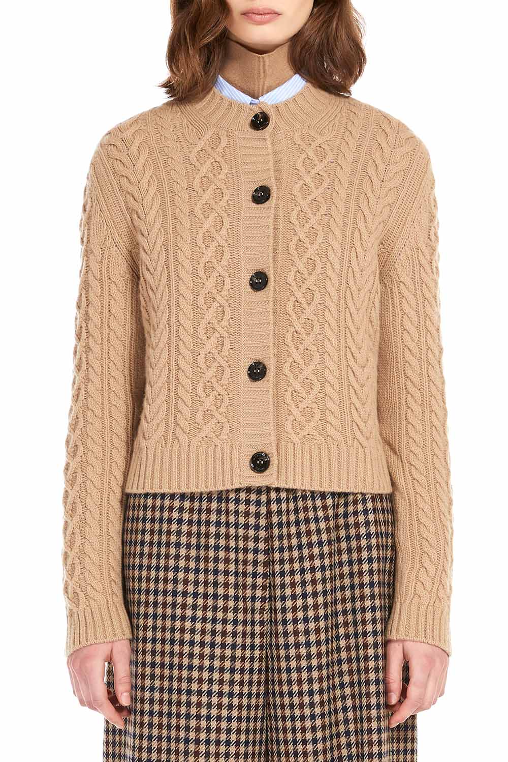  Max Mara Cardigan Afosi Camel Woman - 2