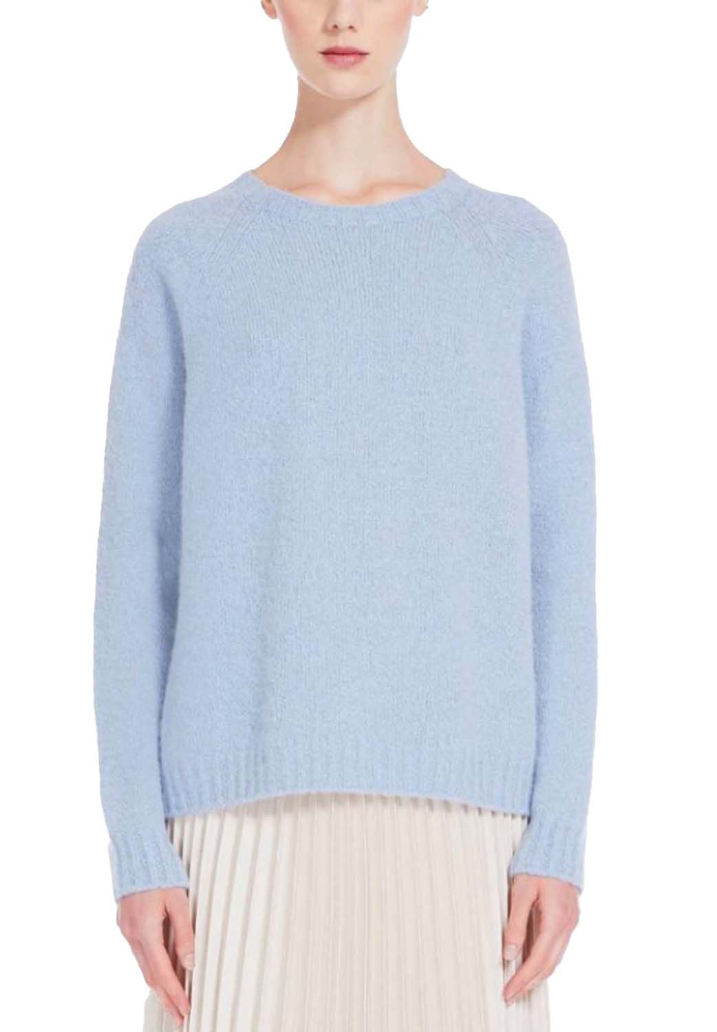  Max Mara Maglia Ghiacci Light Blue Woman - 2