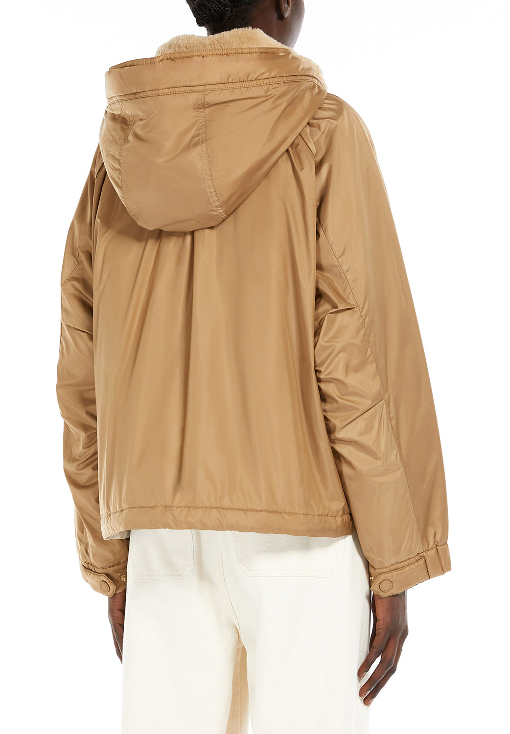  Max Mara Giacca A Vento Camel Woman - 3