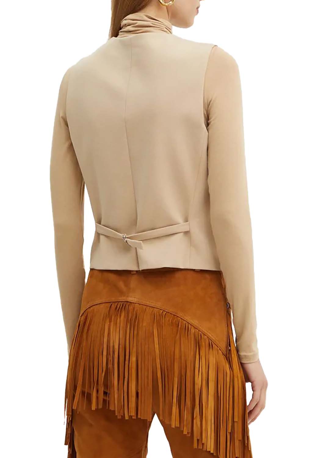  Max Mara Gilet Aria Camel Woman - 3