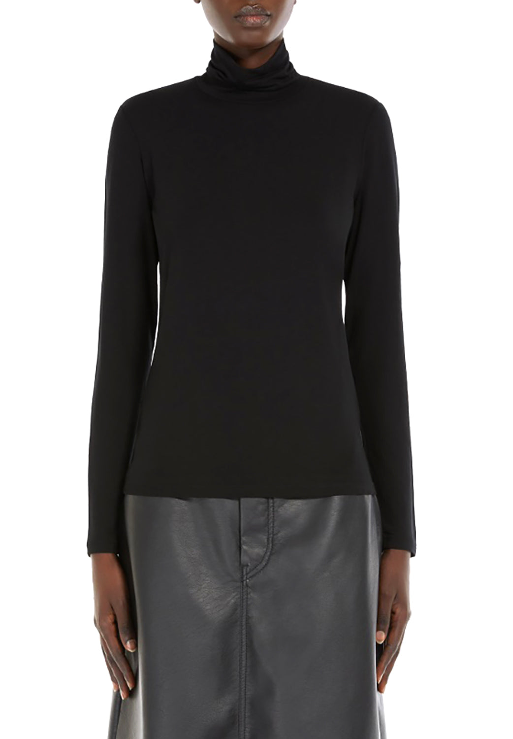  Max Mara T-shirt In Jersey Black Woman - 2