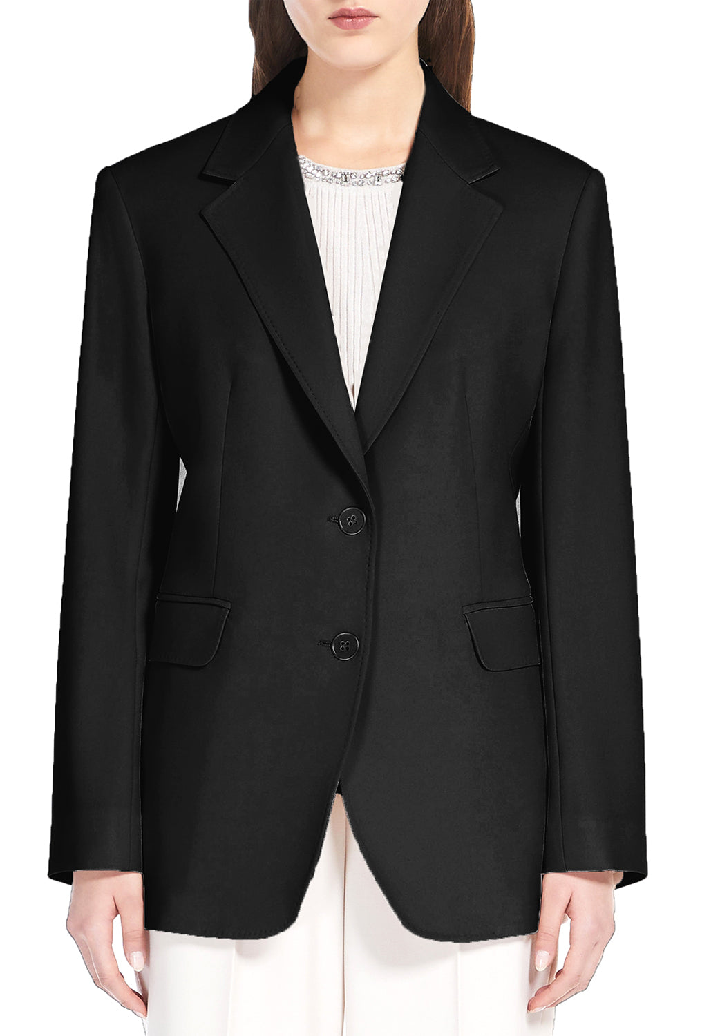  Max Mara Blazer Monopetto Black Woman - 2