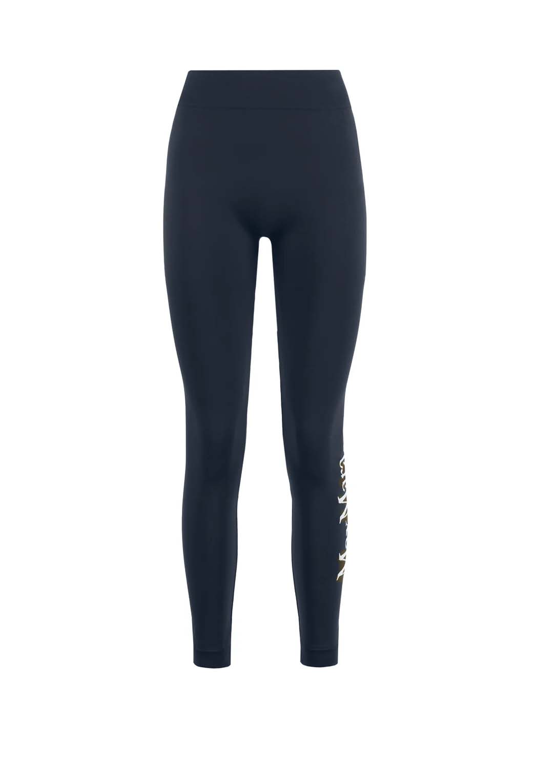  Max Mara Leisure Leggings Navy Woman - 1