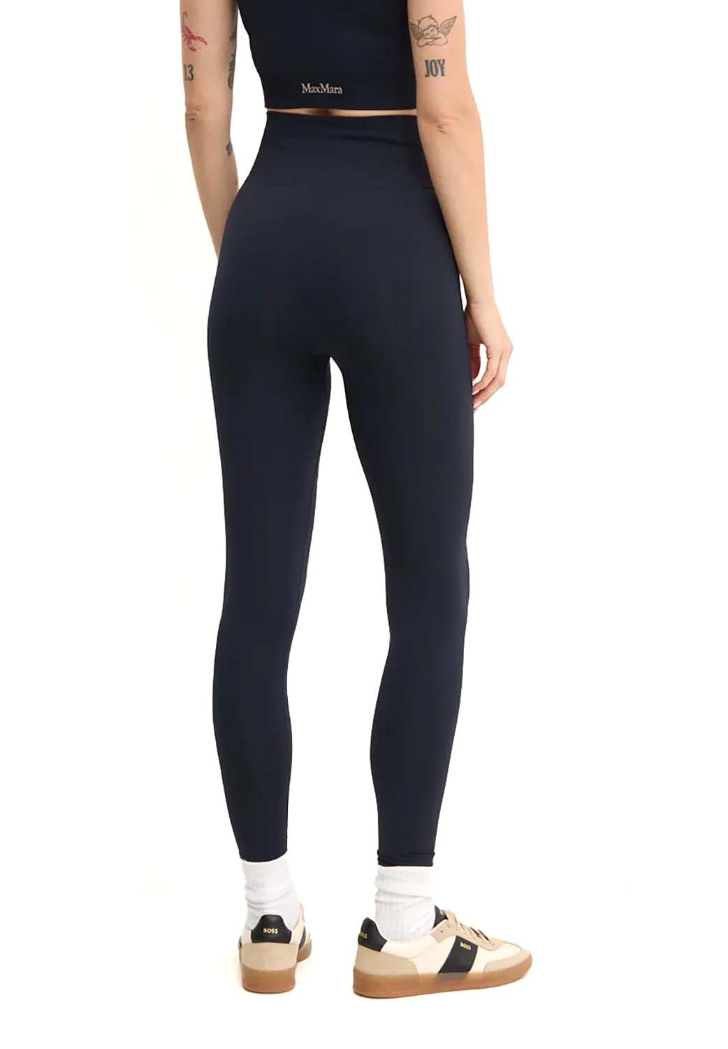  Max Mara Leisure Leggings Navy Woman - 3