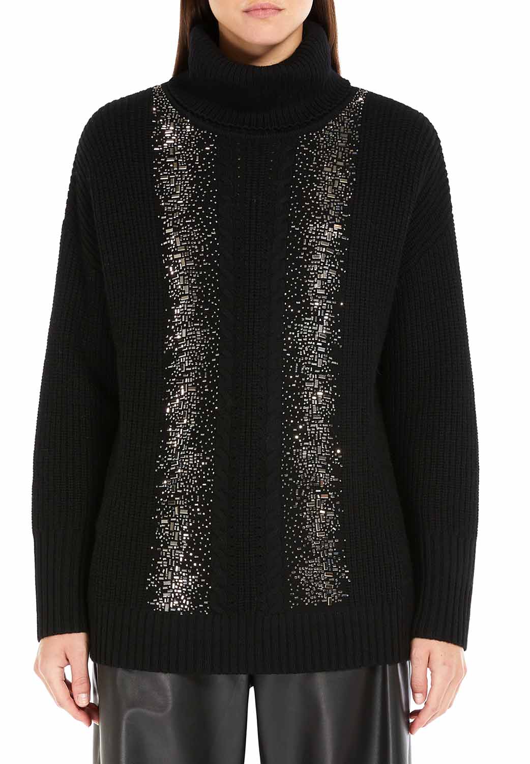  Max Mara Pullover Orca Black Woman - 2