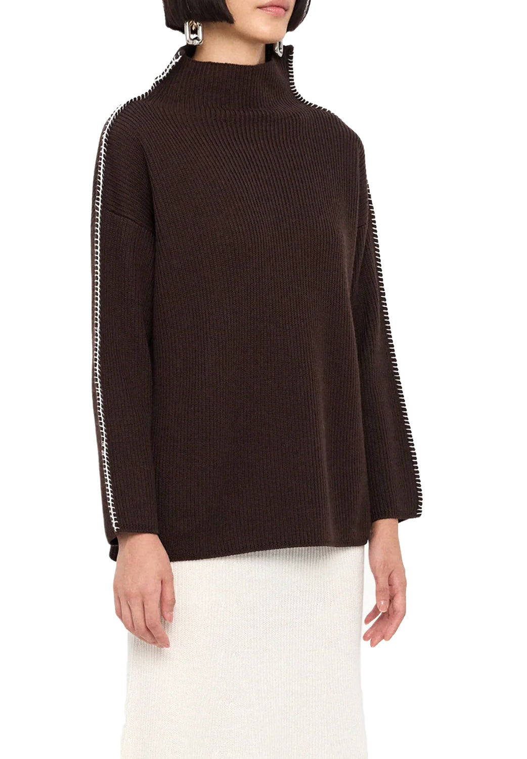  Max Mara Maglia Fanfara Hazelnut Brown Woman - 3