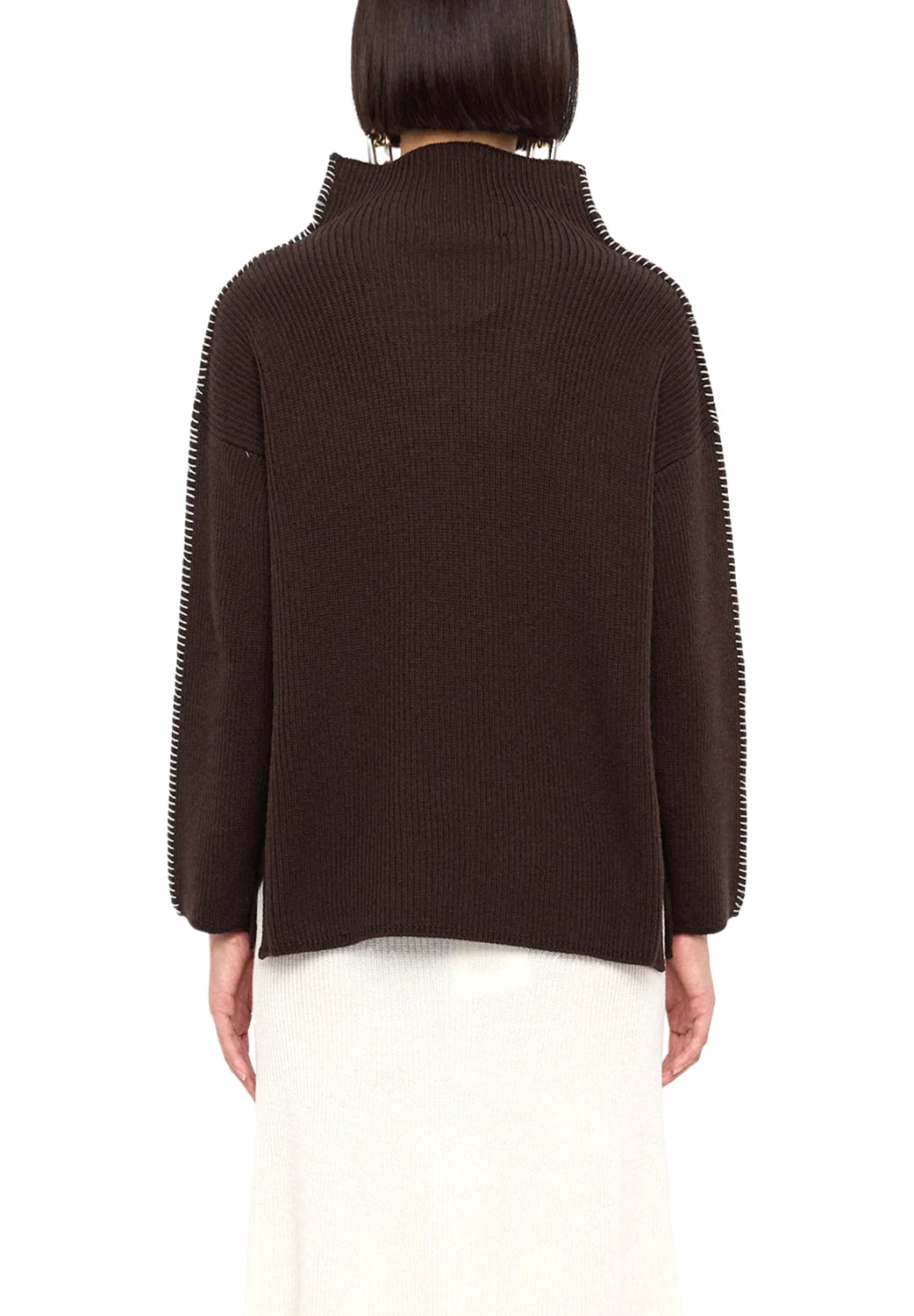  Max Mara Maglia Fanfara Hazelnut Brown Woman - 4