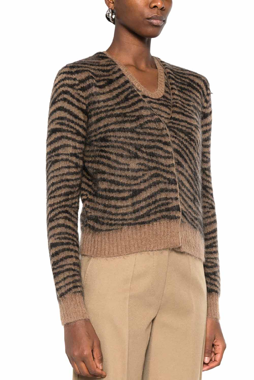  Max Mara Cardigan Acume Camel Woman - 2