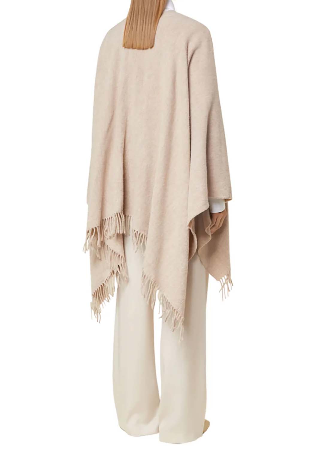  Max Mara Poncho Martora Hazelnut Brown Woman - 3