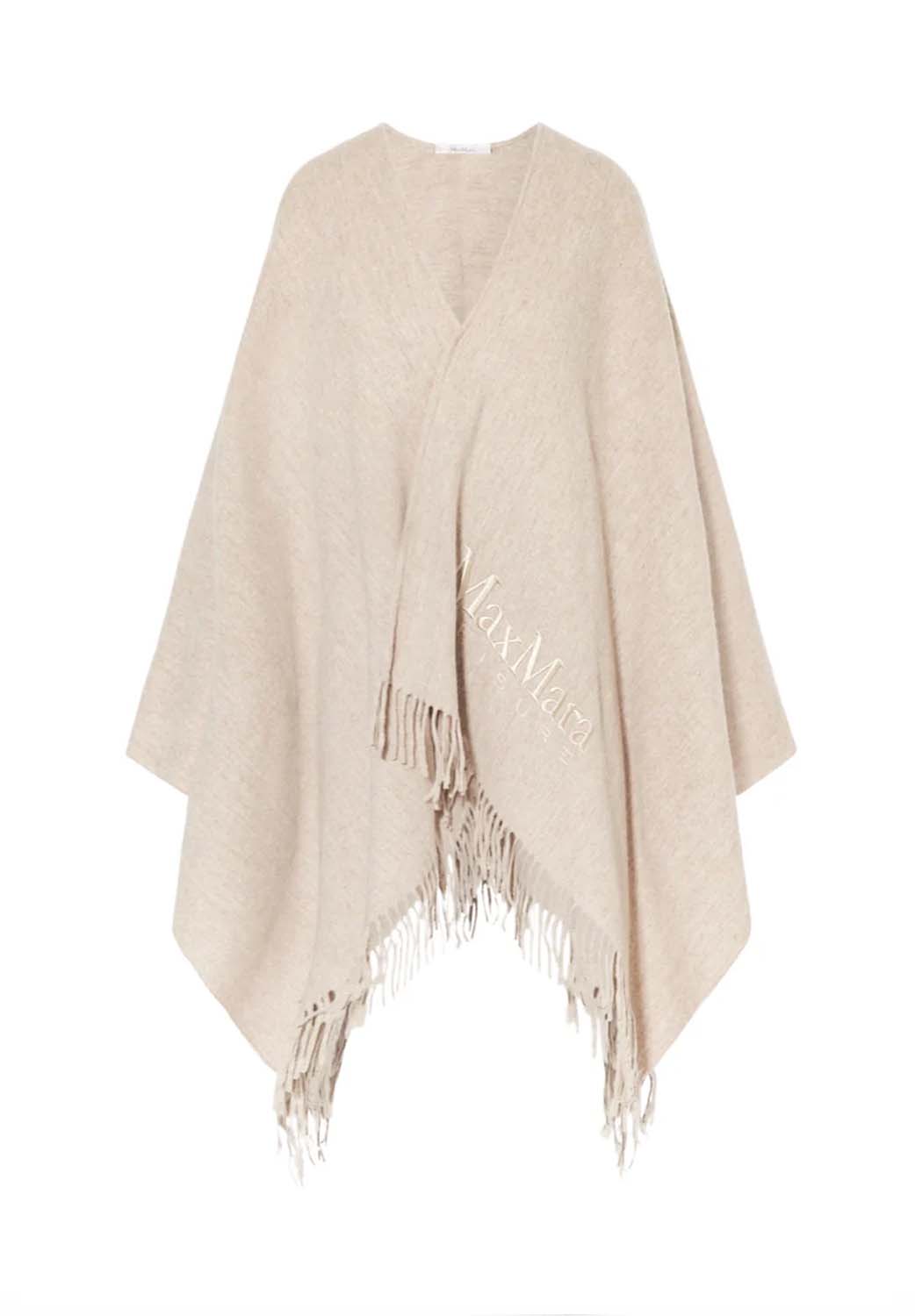  Max Mara Poncho Martora Hazelnut Brown Woman - 1