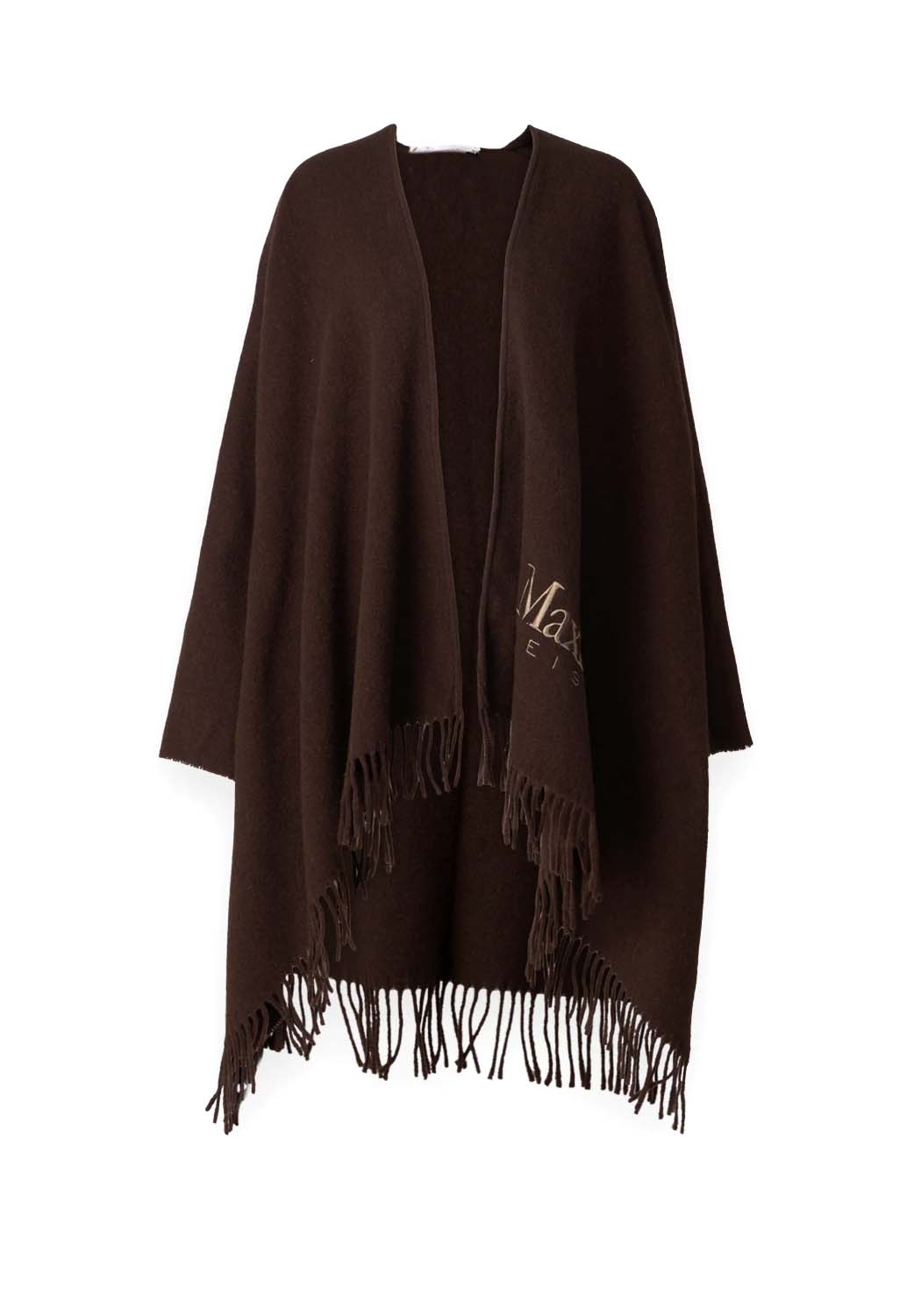  Max Mara Poncho Martora Brown Woman - 1