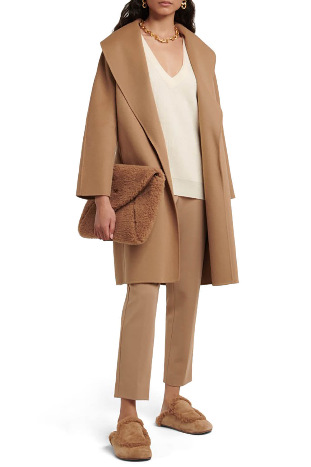  Max Mara Cappotto Messi Camel Woman - 2