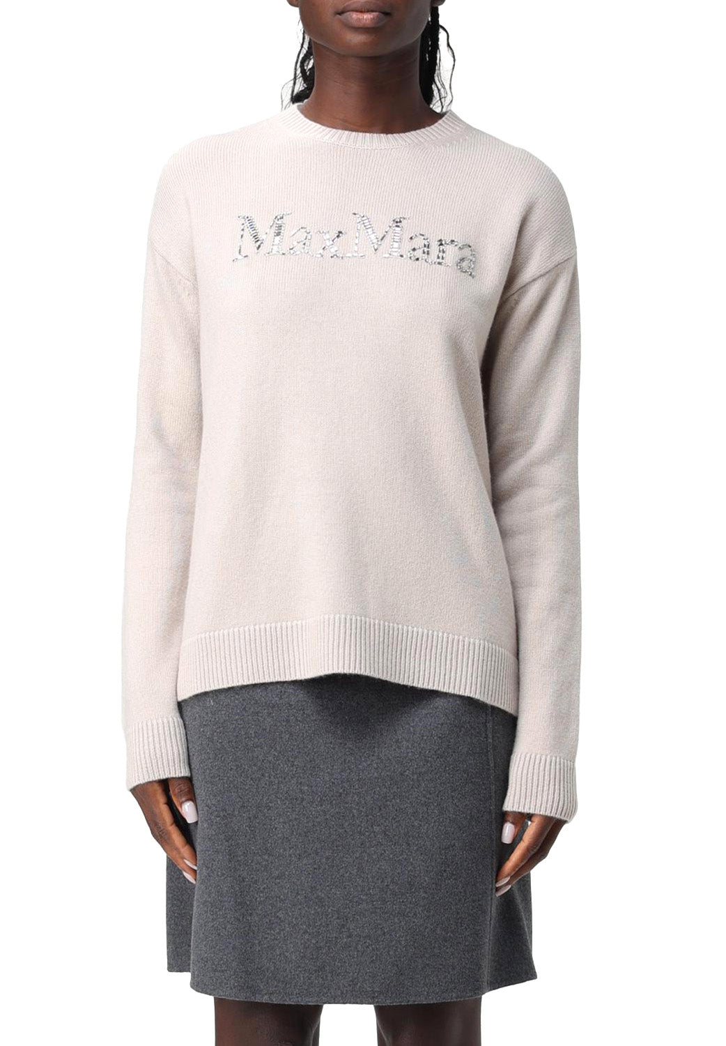  Max Mara Maglia Kassel Ivory Woman - 2