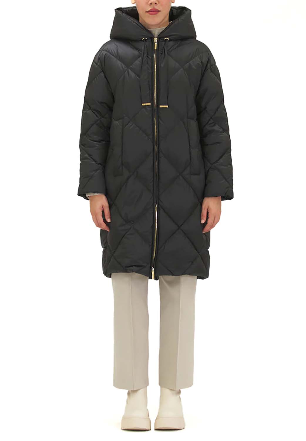  Max Mara Parka Trefe Coal Woman - 2