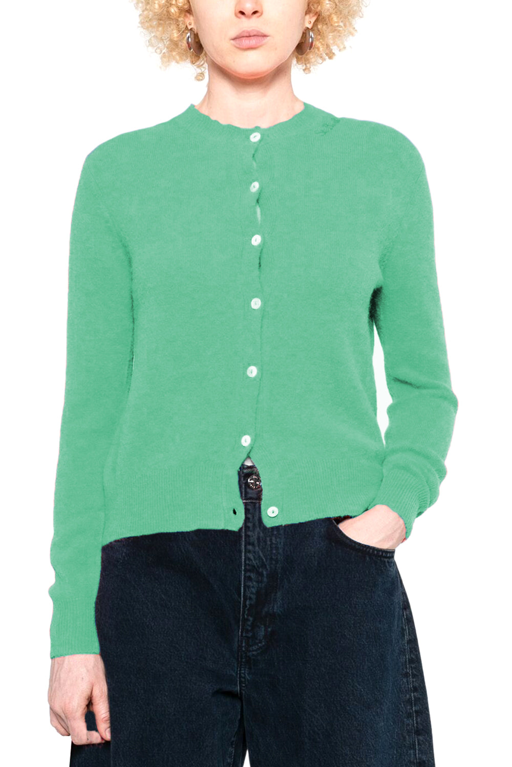  Mc2 Sant Barth Cardigan Elysee Watergreen Woman - 2