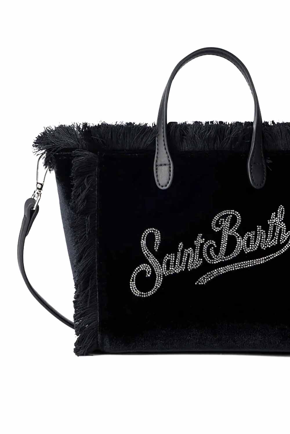  Mc2 Saint Barth Borsa Vanity Mini Velvet Strass Woman - 4