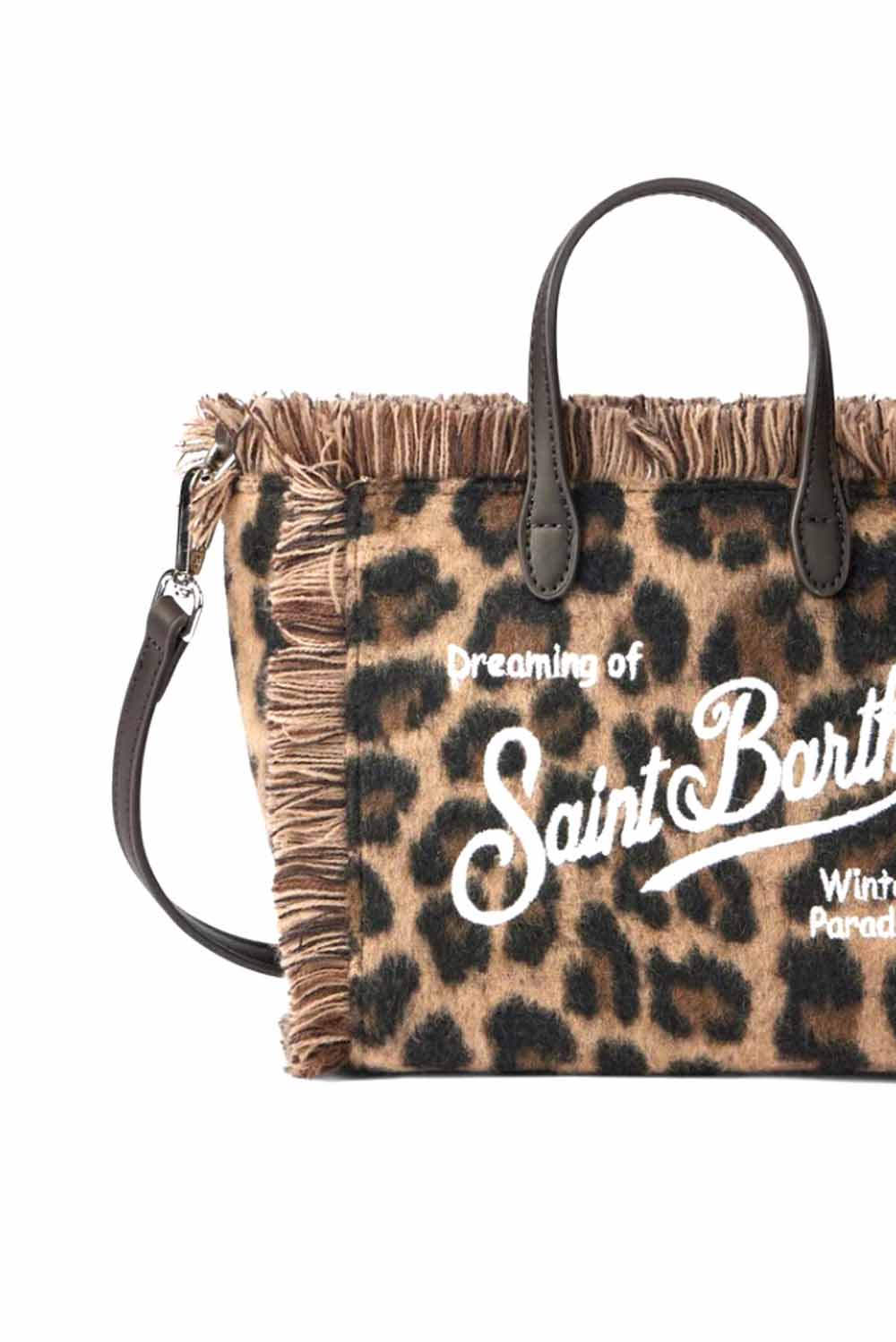  Mc2 Saint Barth Borsa Vanity Mini Leopard Midi Woman - 4