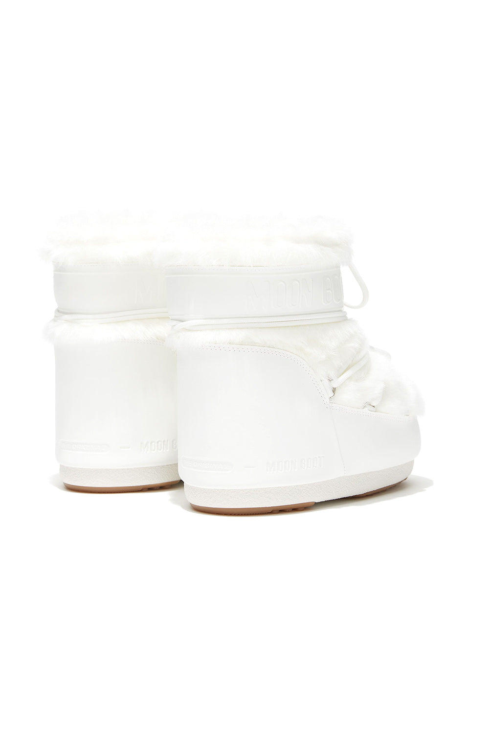  Moon Boot Icon Low Faux Fur Optical White Woman - 2