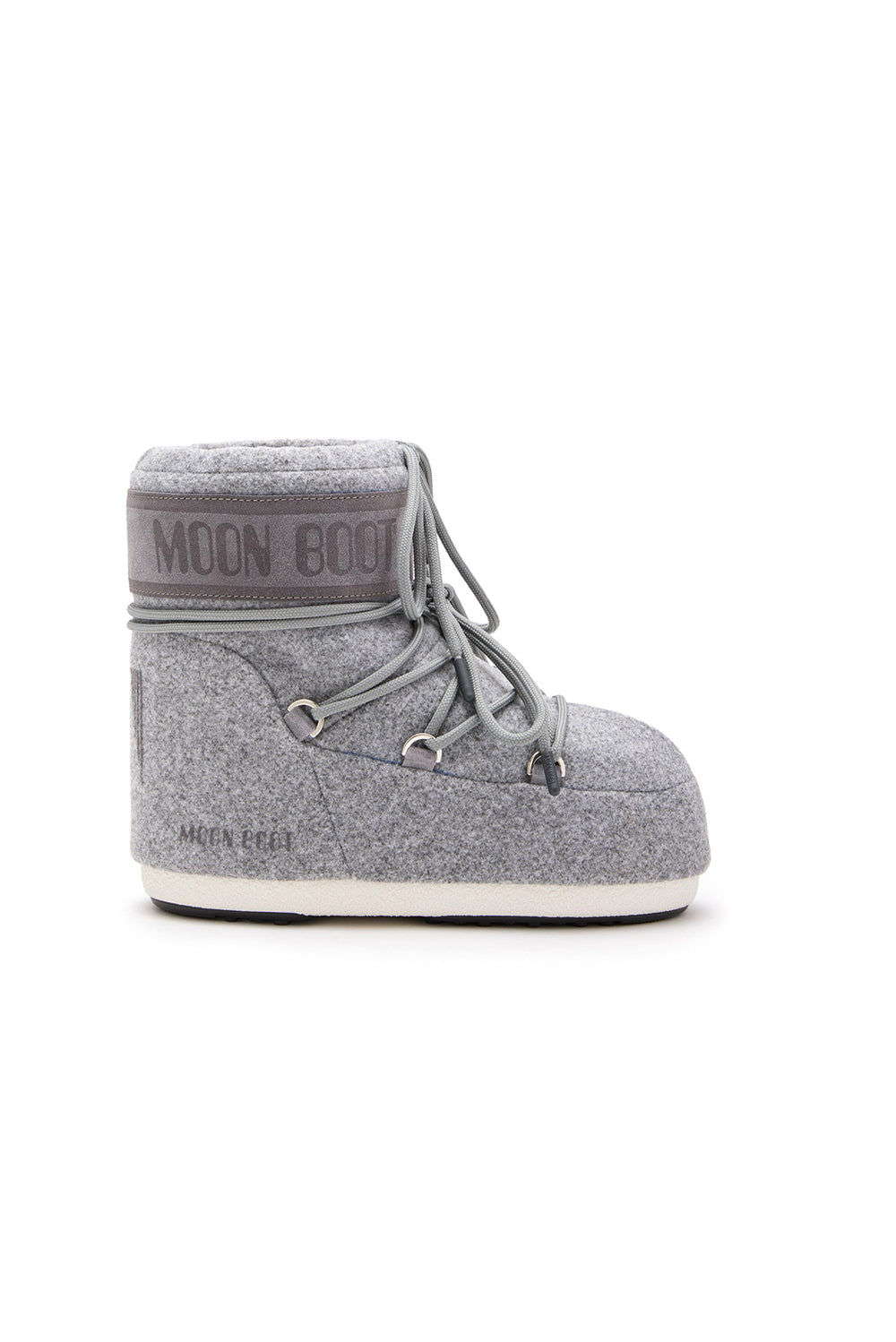  Moon Boot Icon Low Felt Grey Woman - 1