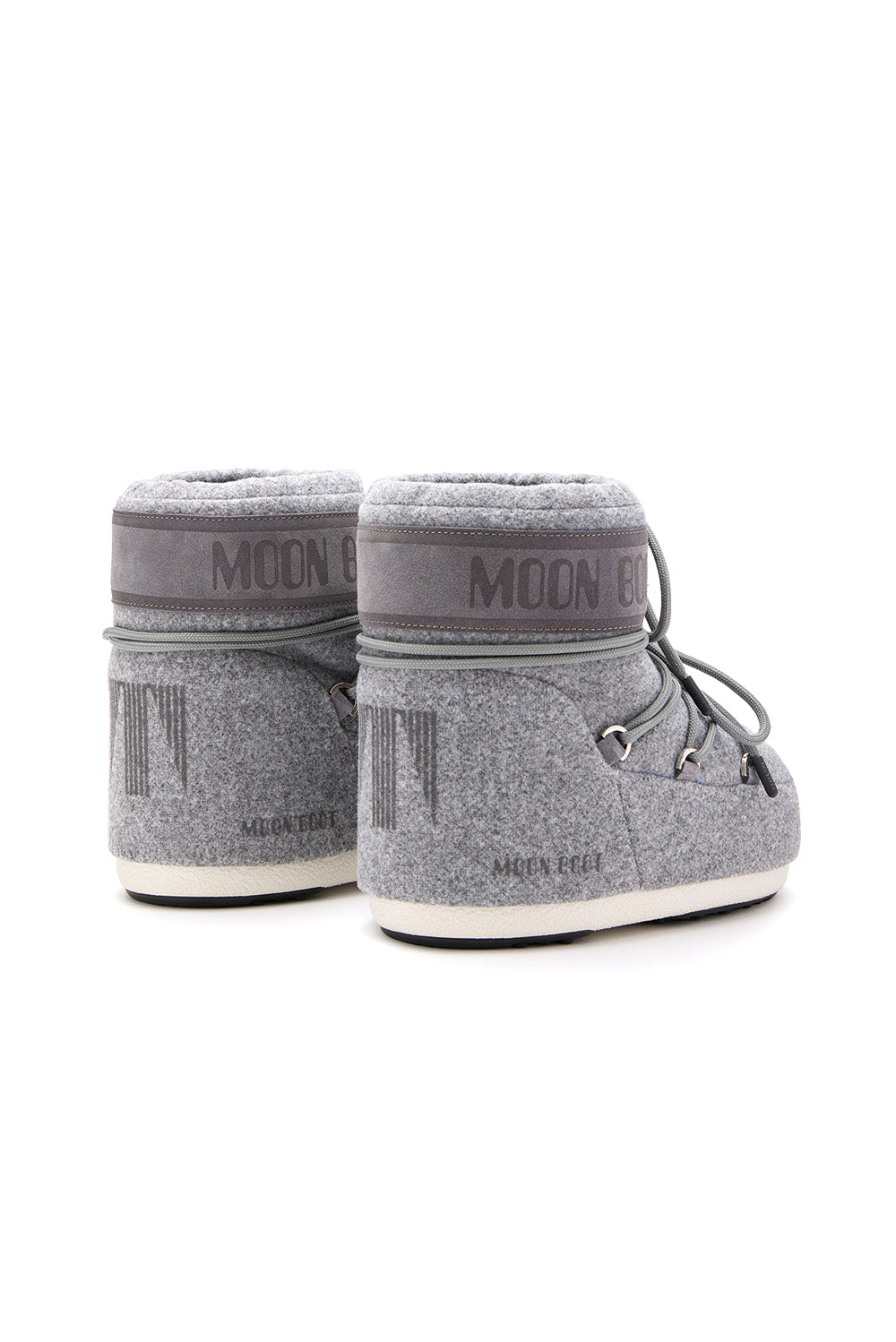  Moon Boot Icon Low Felt Grey Woman - 2