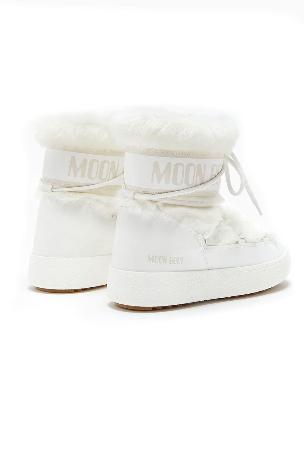  Moon Boot Icon Low Faux Fur White Woman - 2