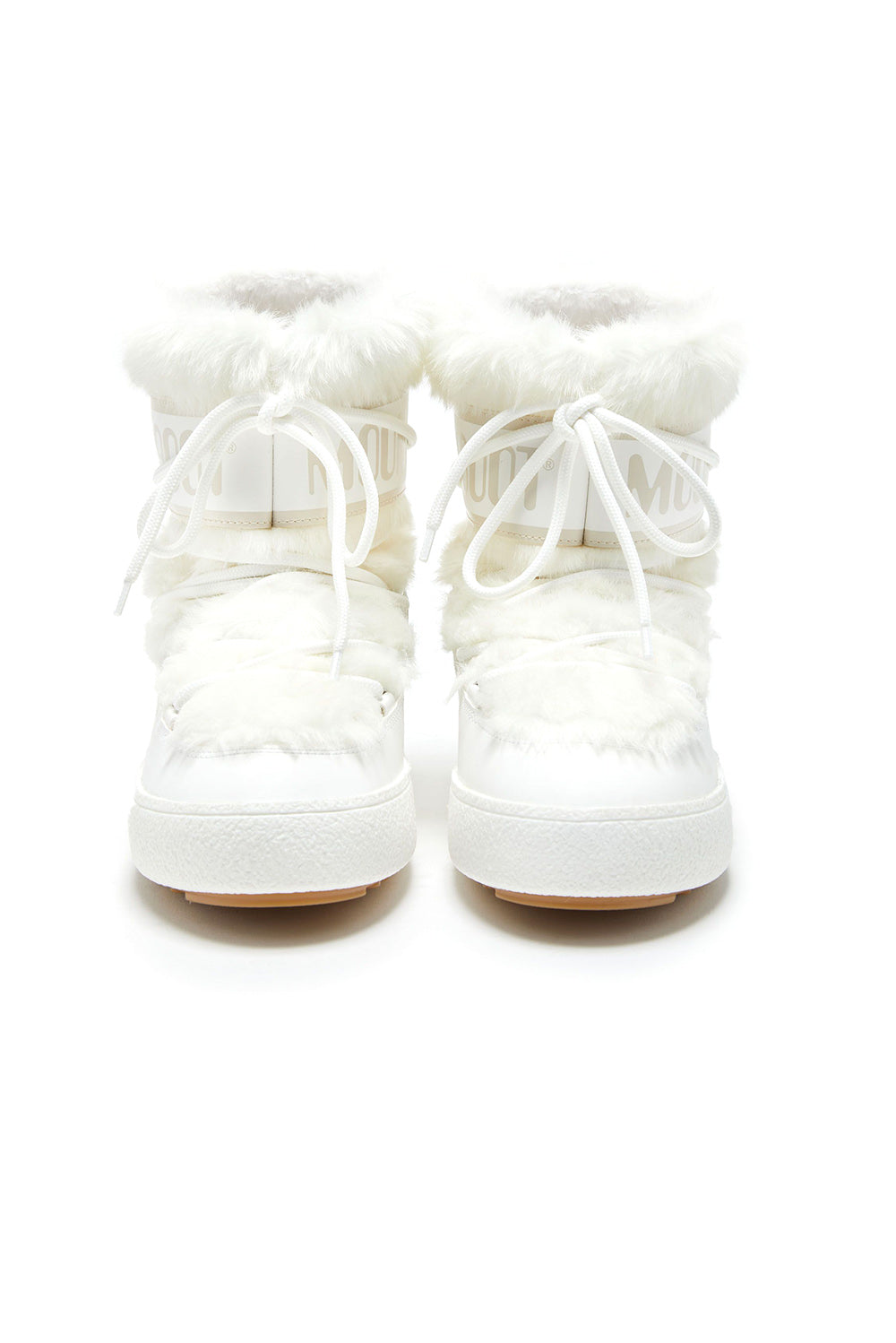  Moon Boot Icon Low Faux Fur White Woman - 3