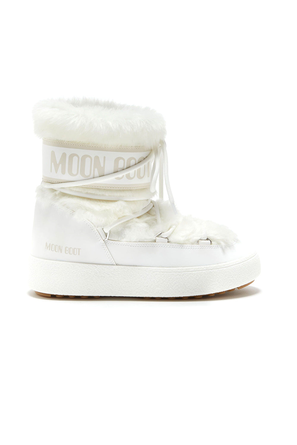  Moon Boot Icon Low Faux Fur White Woman - 1