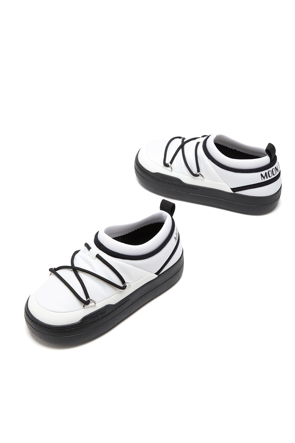  Moon Boot Park Sneaker Black White Woman - 3