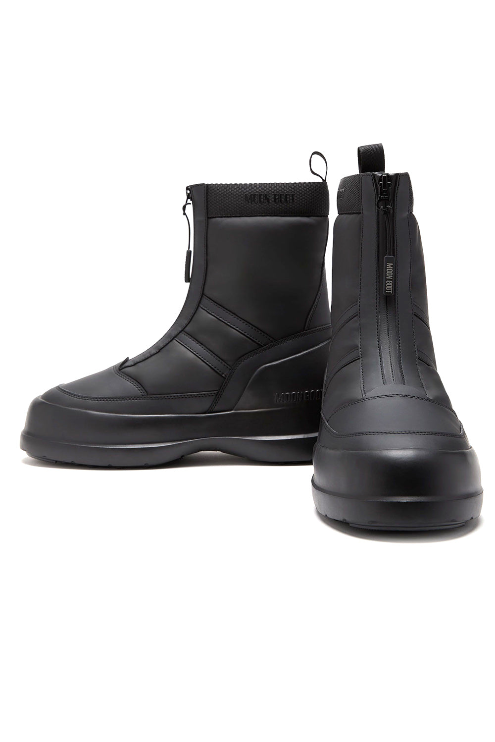  Moon Boot Stivale Luna Con Zip Black Woman - 3