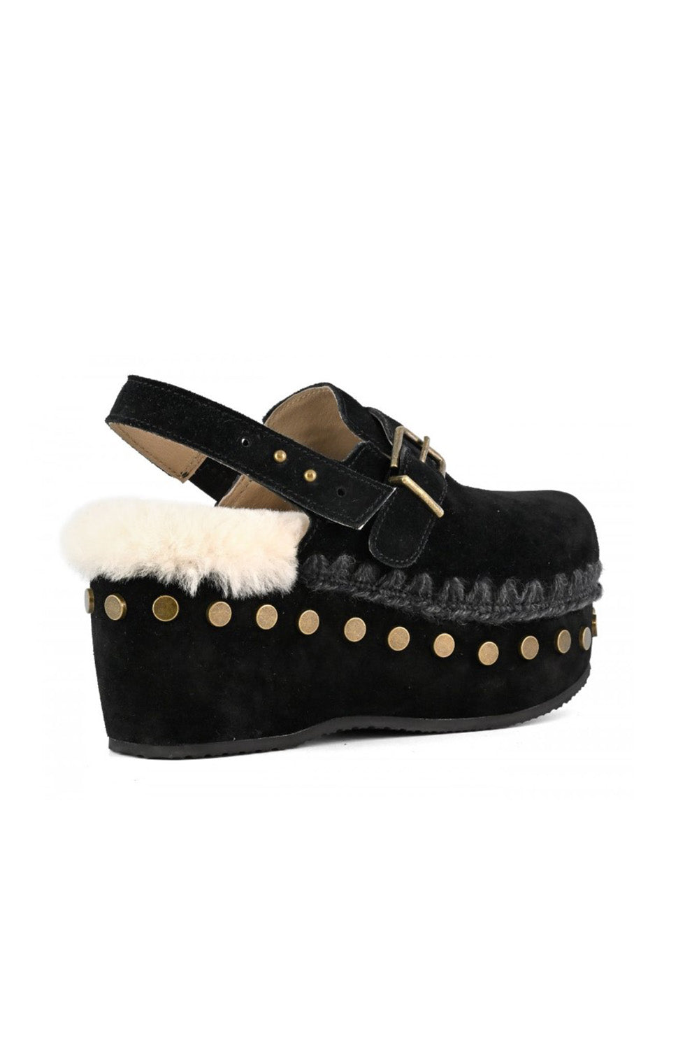  Mou Clog Back Strap Black Woman - 3