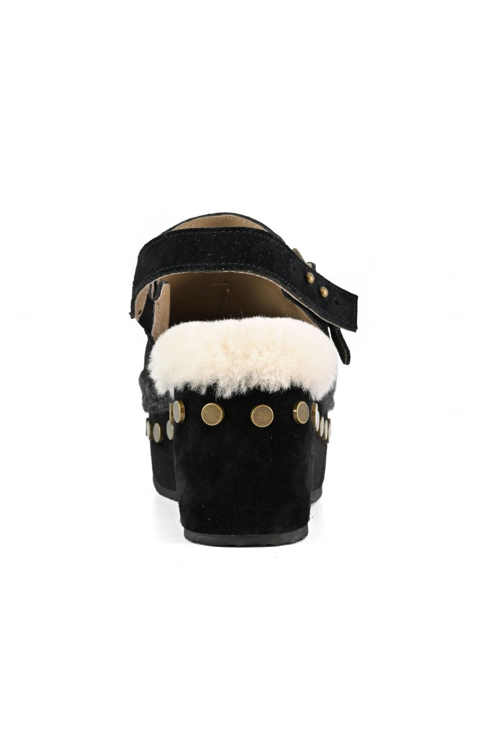  Mou Clog Back Strap Black Woman - 4