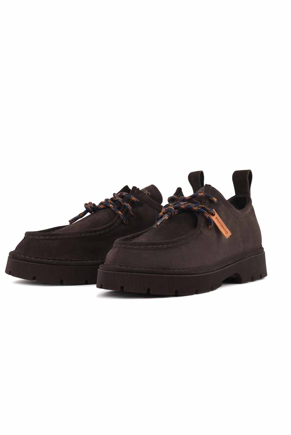  Panchic Lace Up Stringata Ebano Uomo - 3