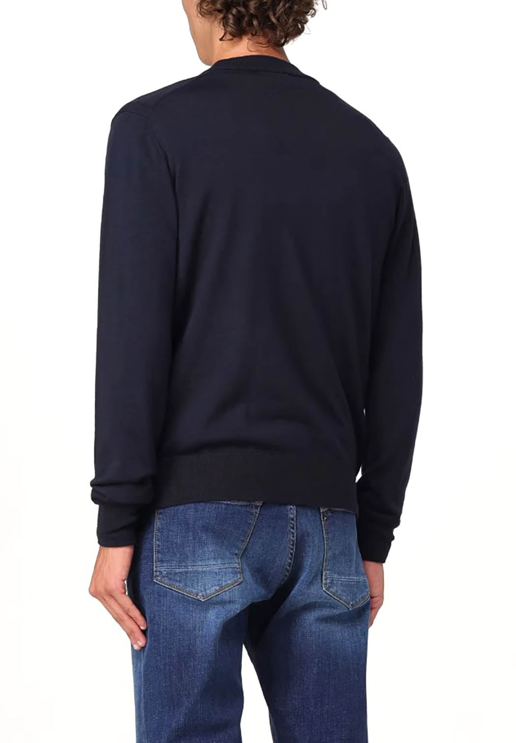  Paolo Pecora Cardigan Navy Uomo - 3