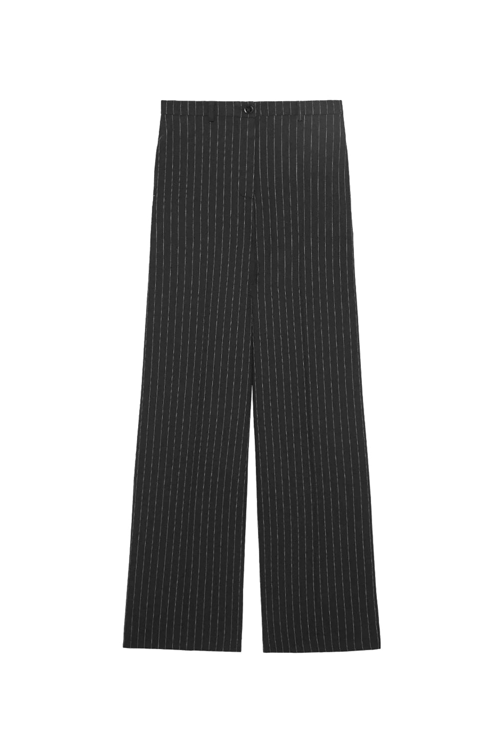  Patrizia Pepe Pantaloni Gessati Black Stripes Woman - 1