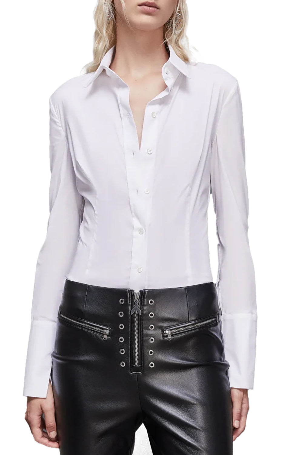  Patrizia Pepe Camicia Bianco Ottico Woman - 2