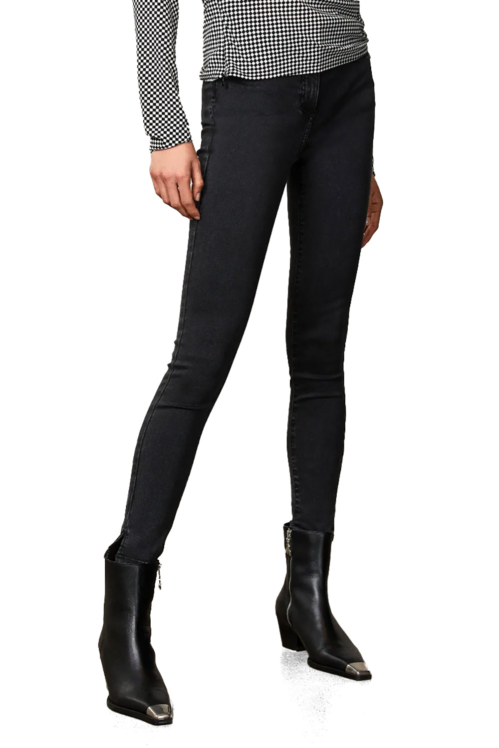  Patrizia Pepe Pantalone Jegging Jeans Deep Black Woman - 2